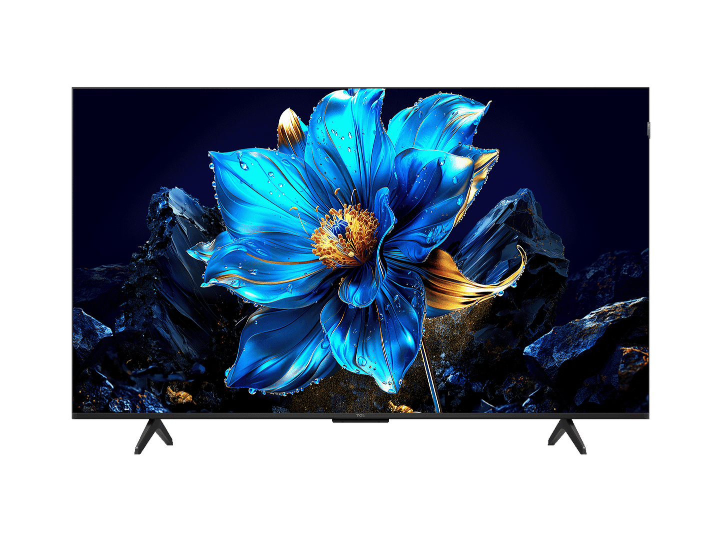 TCL 50T6C 50-inch QLED Smart TV with ultra-slim bezels and metallic finish