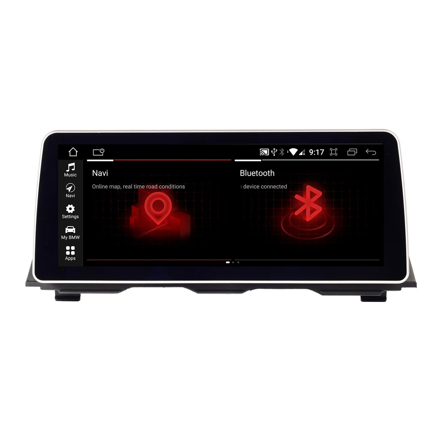 12.3" Wireless CarPlay Android Auto Car Multimedia System – Compatible with BMW 5 Series F10 F11 F12 CIC NBT, GPS Navigation, WIFI 4G - ZAMAR AUDIO SOLUTIONS