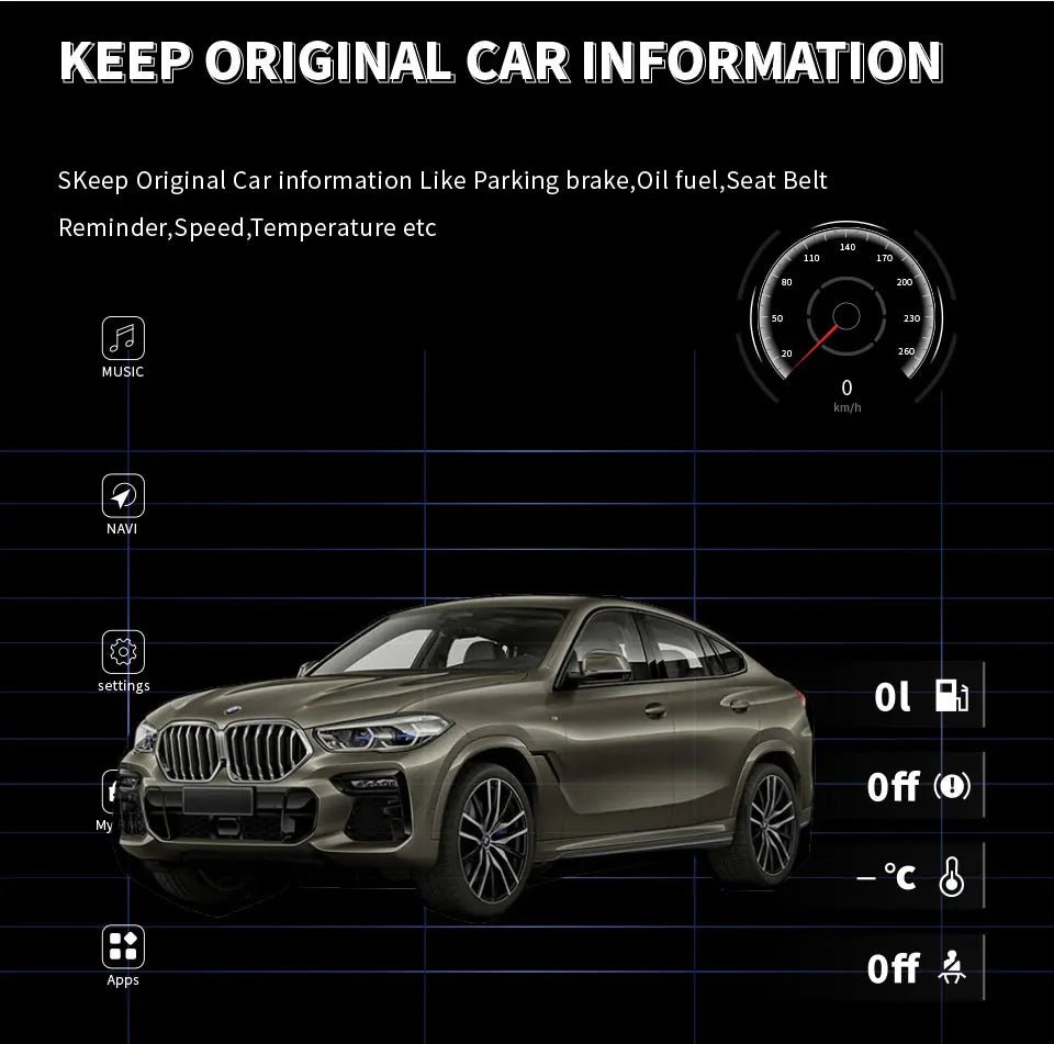 12.3" Wireless CarPlay Android Auto Car Multimedia System – Compatible with BMW 5 Series F10 F11 F12 CIC NBT, GPS Navigation, WIFI 4G - ZAMAR AUDIO SOLUTIONS