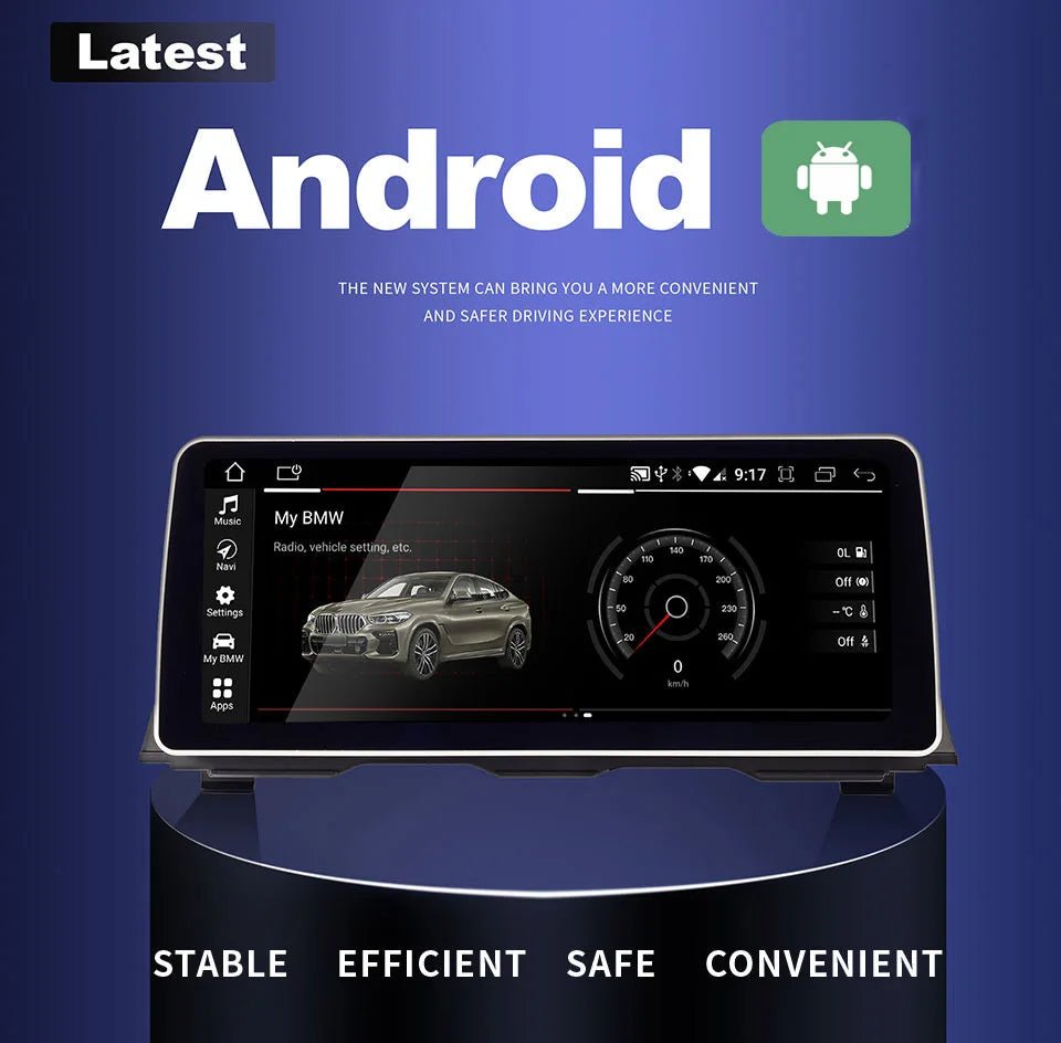 12.3" Wireless CarPlay Android Auto Car Multimedia System – Compatible with BMW 5 Series F10 F11 F12 CIC NBT, GPS Navigation, WIFI 4G - ZAMAR AUDIO SOLUTIONS