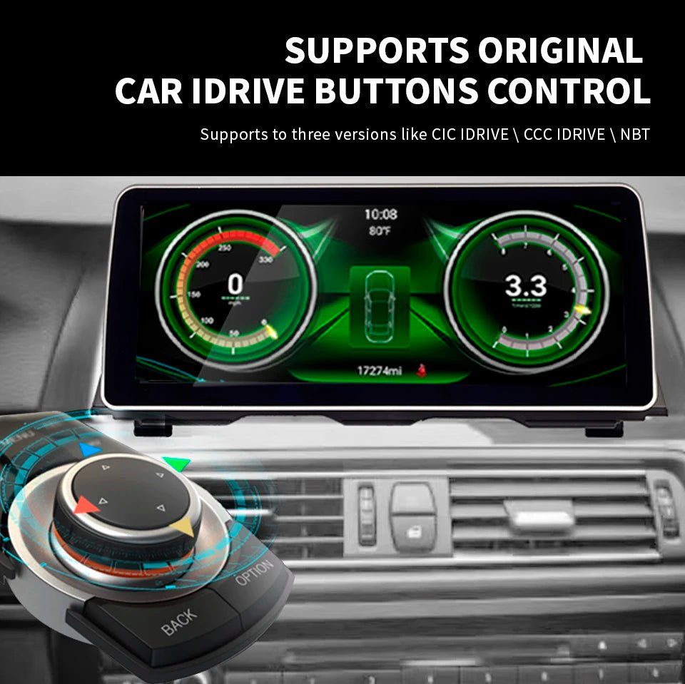 12.3" Wireless CarPlay Android Auto Car Multimedia System – Compatible with BMW 5 Series F10 F11 F12 CIC NBT, GPS Navigation, WIFI 4G - ZAMAR AUDIO SOLUTIONS