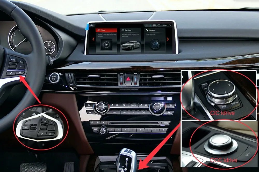 12.3" Wireless CarPlay Android Auto Car Multimedia System – Compatible with BMW 5 Series F10 F11 F12 CIC NBT, GPS Navigation, WIFI 4G - ZAMAR AUDIO SOLUTIONS