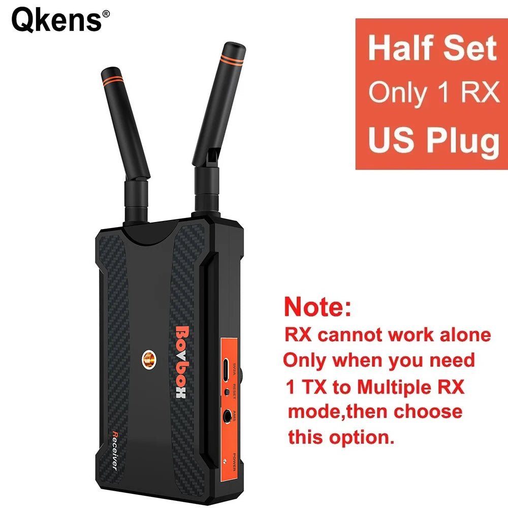 200m Wireless HDMI Extender Video Transmitter and Receiver – For YoloBox Pro, PS4, PC, Camera Live Streaming to TV/Monitor, Battery-Supported - ZAMAR AUDIO SOLUTIONS