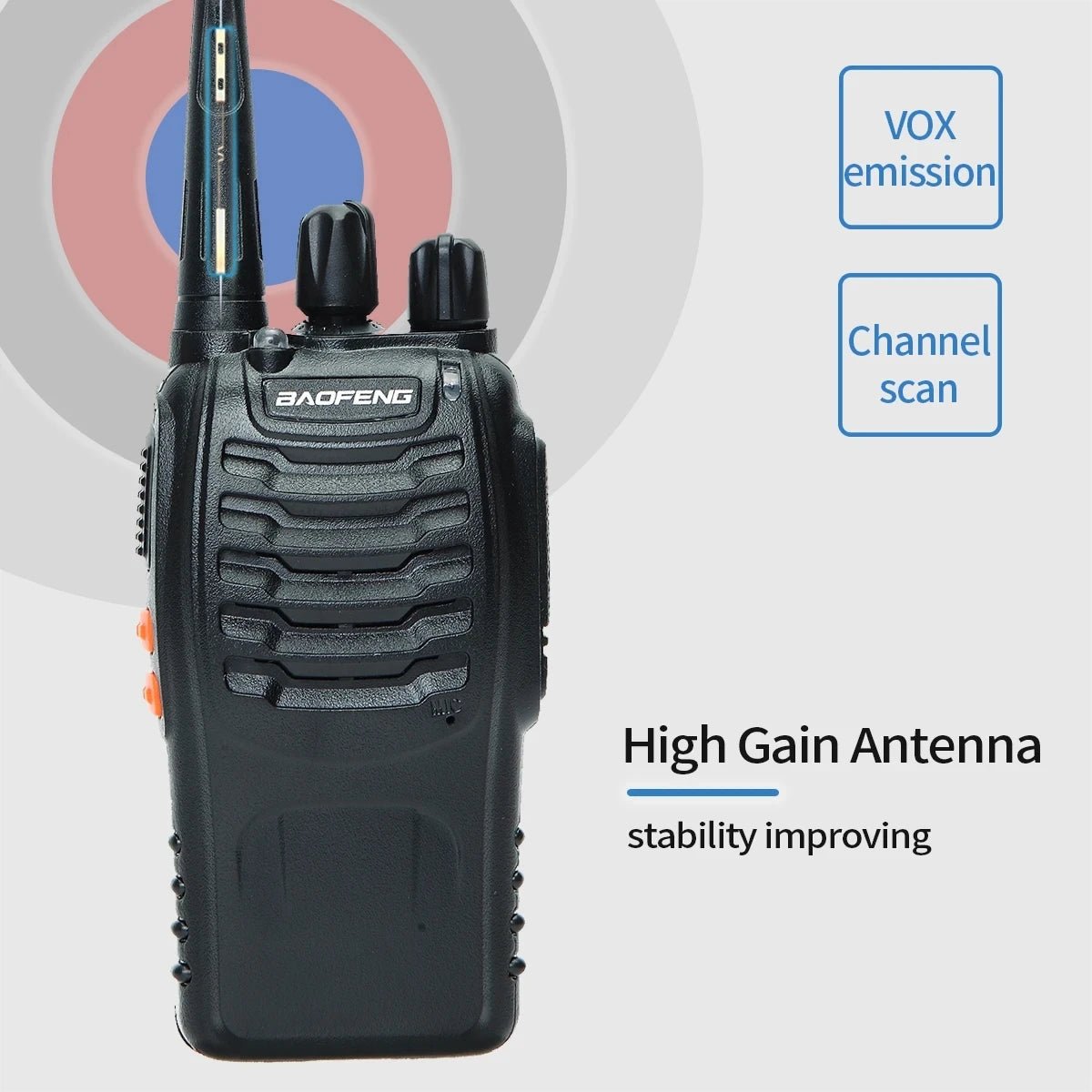 2/4PCS Baofeng BF - 888S V2 Walkie Talkie – Dual Band Portable Long Range UHF 400 - 470MHz Ham Two Way Radio with USB Charging for Hunting and Outdoor Activities - ZAMAR AUDIO SOLUTIONS