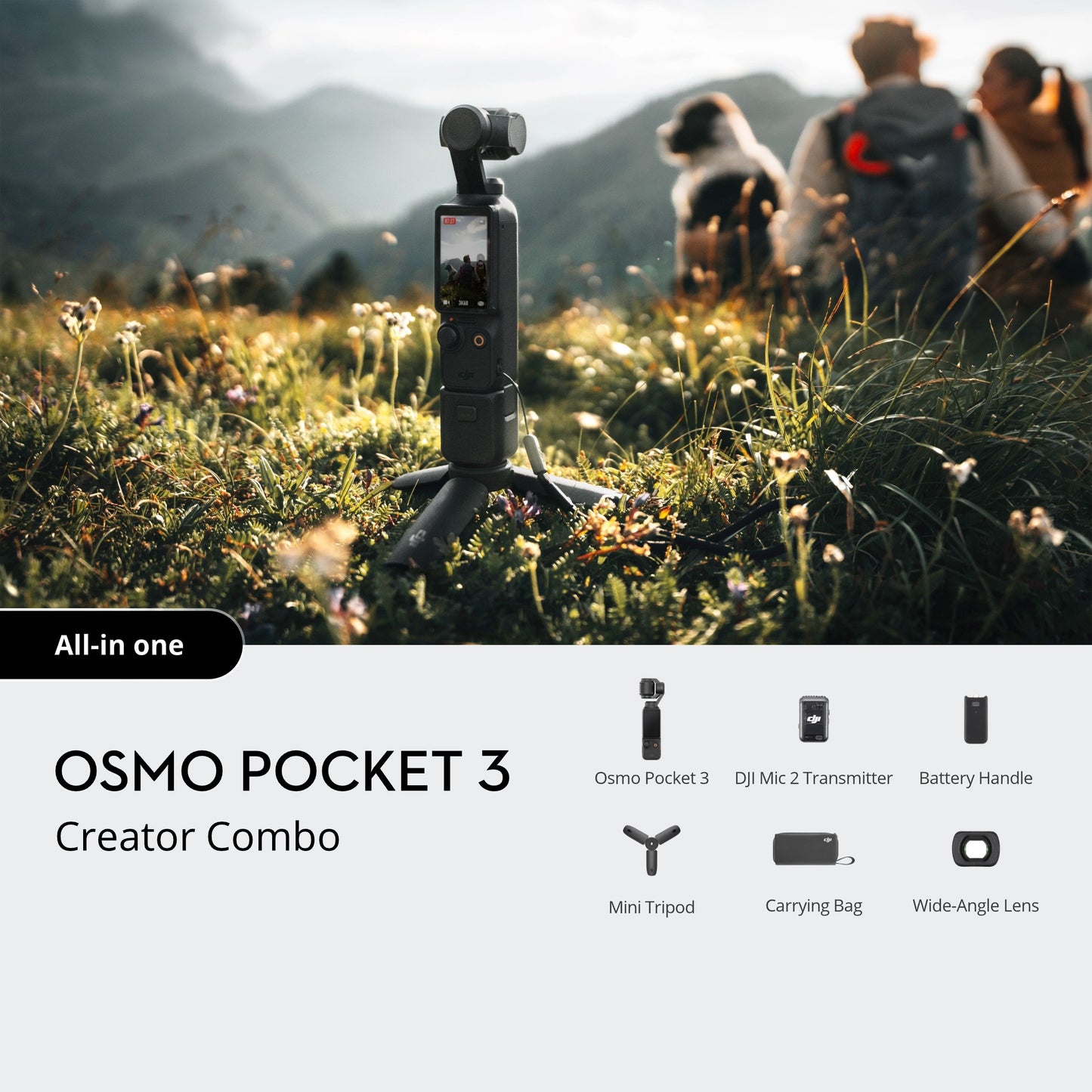 DJI Osmo Pocket 3 Creator Combo – All-in-One 4K Vlogging Kit with Kenya Delivery