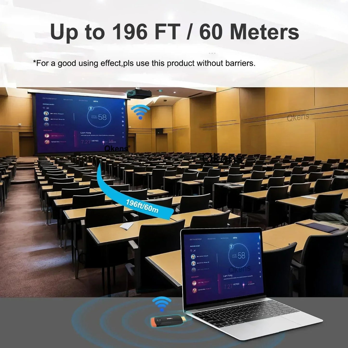 60M Mini Wireless HDMI Video Transmitter and Receiver Extender – TV Stick Display Adapter for Camera, DVD, Laptop, PC to TV, Projector - ZAMAR AUDIO SOLUTIONS