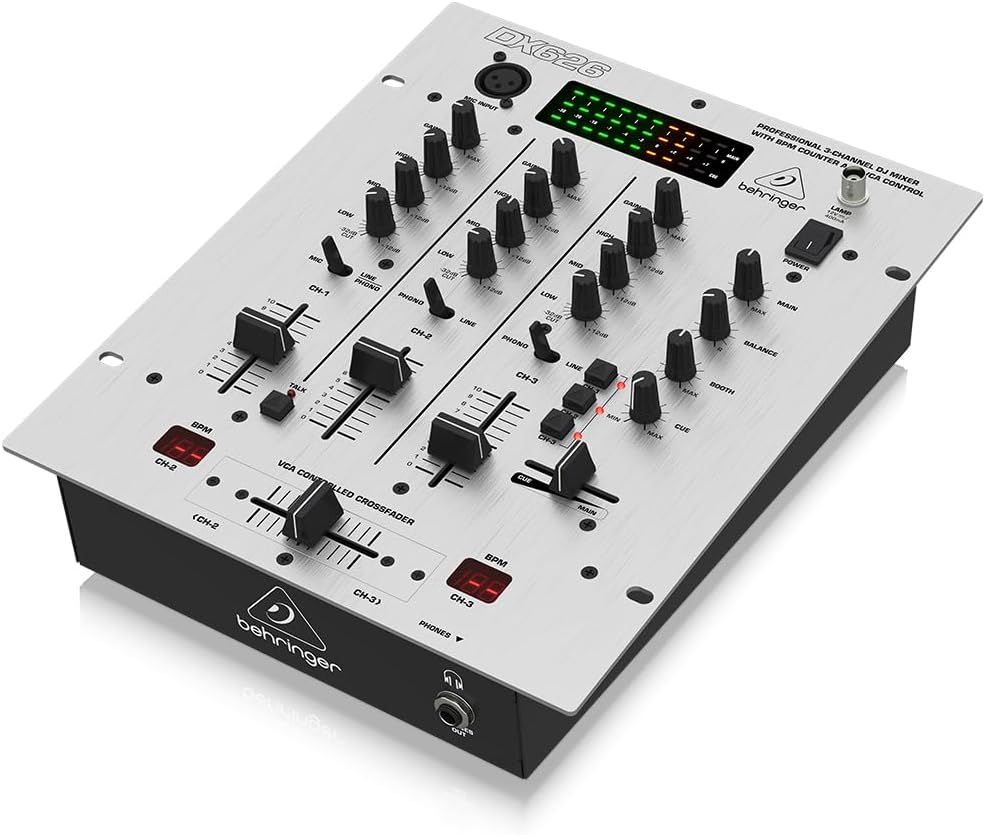 Behringer PRO MIXER DX626 Professional 3-Channel DJ Mixer