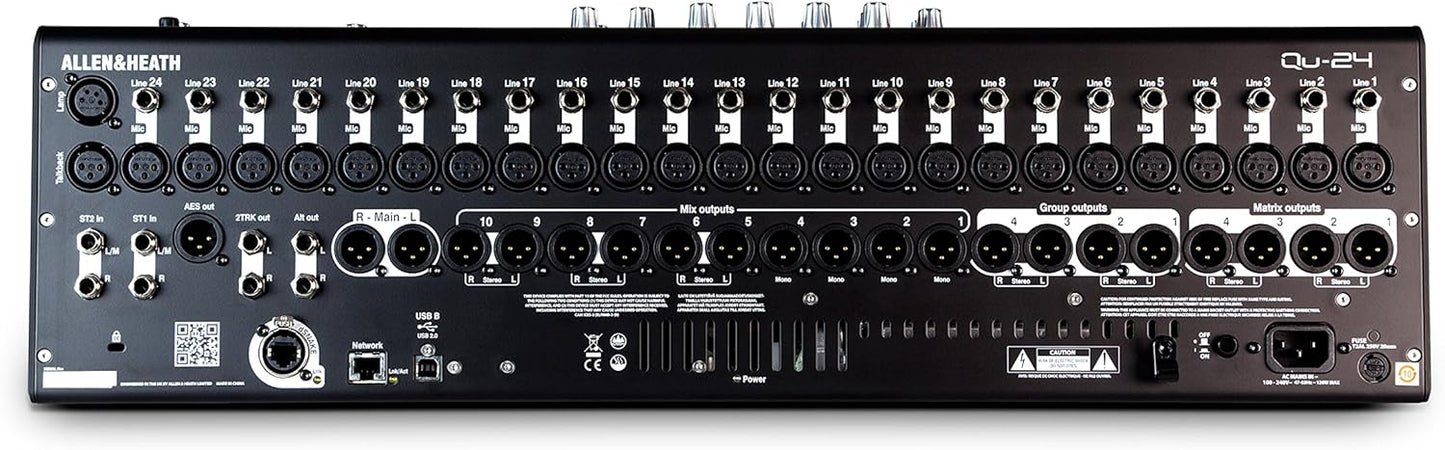 Allen & Heath Qu-24 30-In/24-Out Digital Mixer