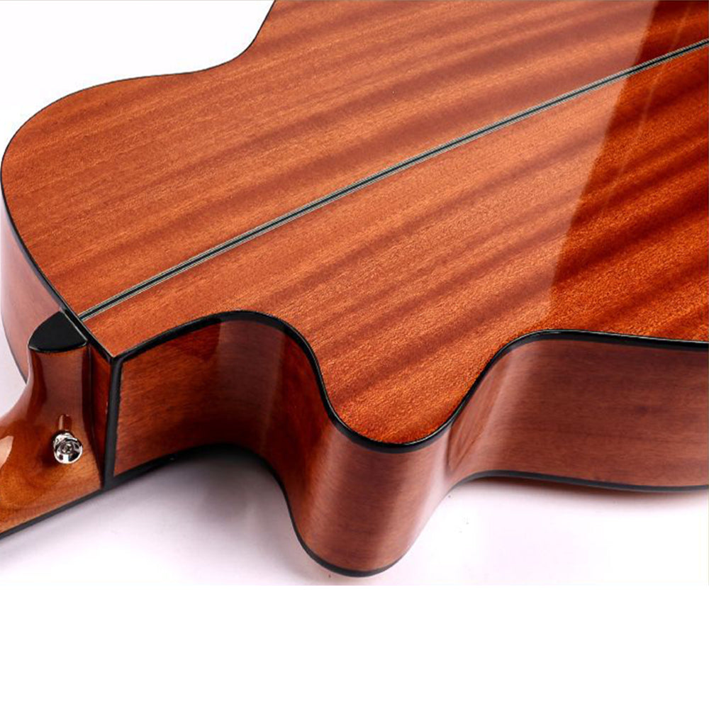 Happy 5-String Acoustic Bass Guitar Full Size for Beginners