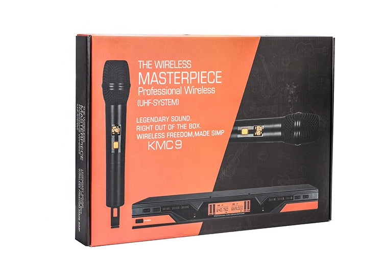KMC9 Wireless Microphone System — Dual UHF Handheld Mics