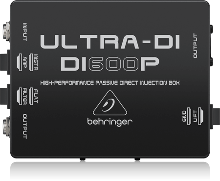 Behringer ULTRA-DI DI600P 1-Channel Passive DI Box