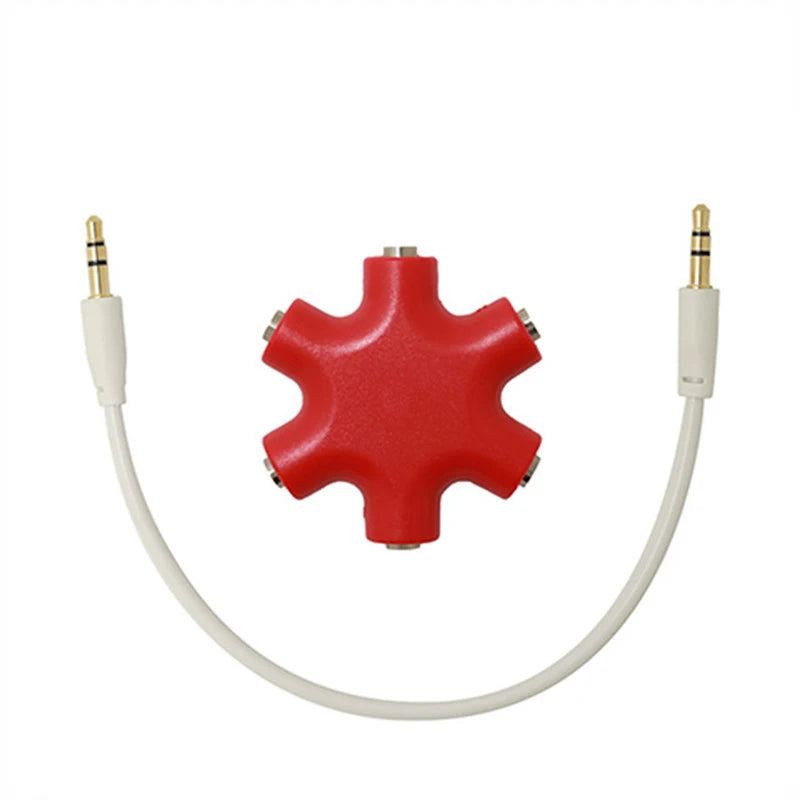 3.5mm Earphone Audio Splitter Adapter – 1 to 2/3/4/5 Jack in Kenya | 15–25 Days Delivery