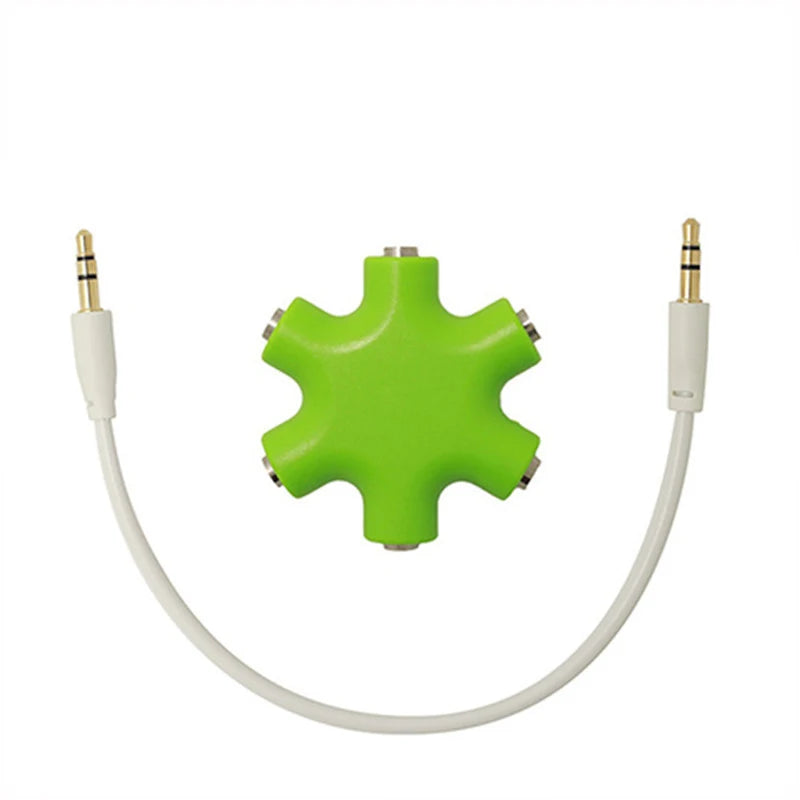 3.5mm Earphone Audio Splitter Adapter – 1 to 2/3/4/5 Jack in Kenya | 15–25 Days Delivery