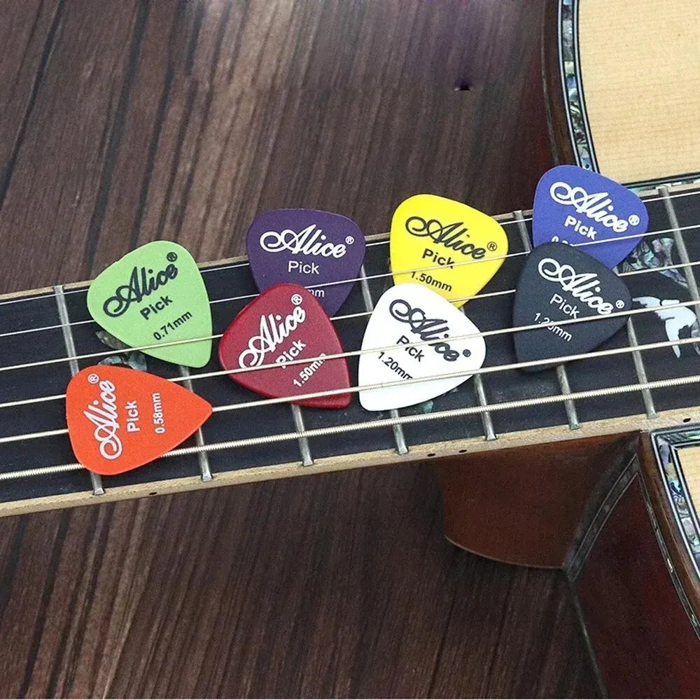 Multicolor Guitar Picks — 24 / 50 / 100 Piece Mixed ABS Pick Set