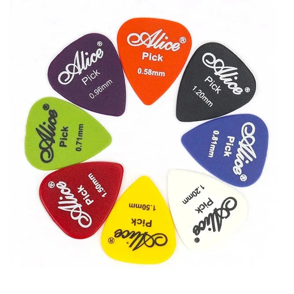 Multicolor Guitar Picks — 24 / 50 / 100 Piece Mixed ABS Pick Set