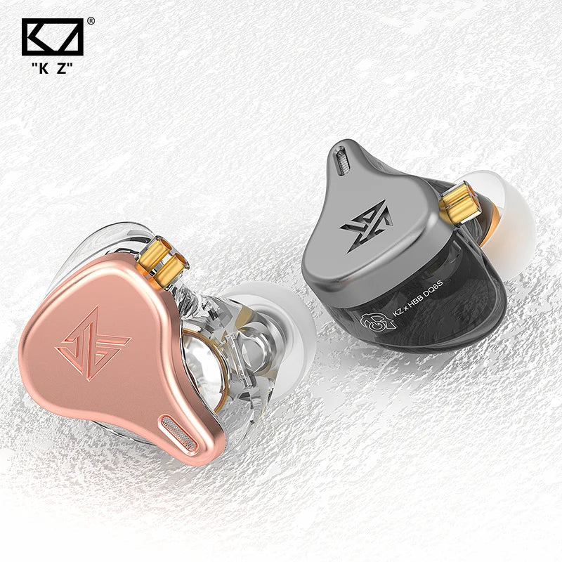 KZ DQ6S Metal Wired In-Ear Earphones – Triple Driver Bass Monitors in Kenya (15–25 Days Delivery)