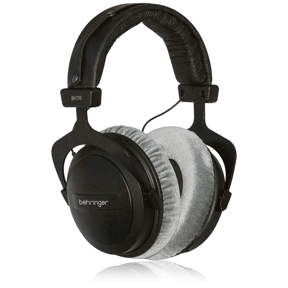 Behringer BH770 Kenya studio headphones front-facing view, large cushioned ear cups and adjustable headband on white background