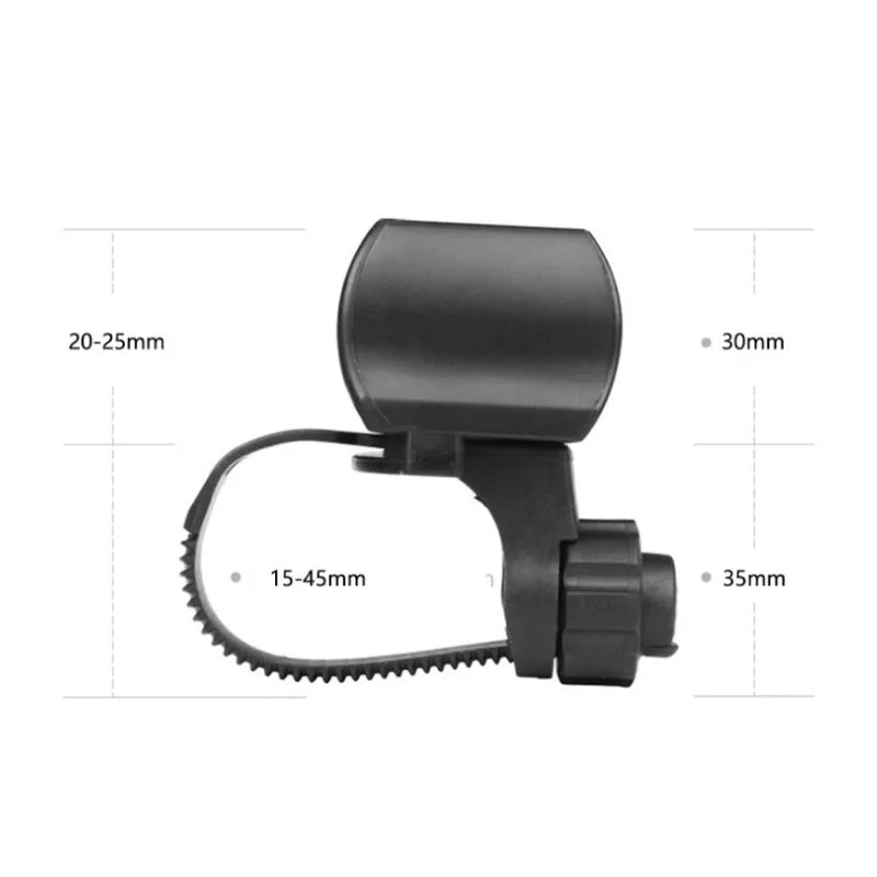 Bicycle Light Holder – 360° Rotating Stand, ABS Material, Flashlight Torch Mount Clamp, Cycling LED Lights Installation - ZAMAR AUDIO SOLUTIONS