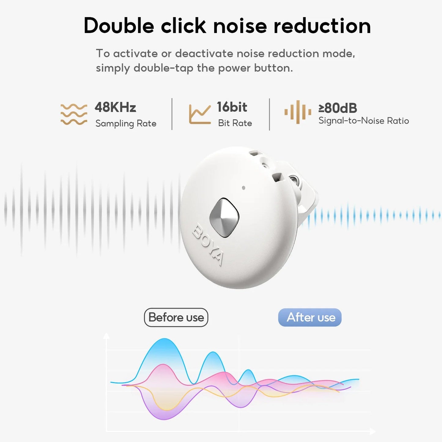 BOYA Omic 2.4GHz Wireless Microphone System – Ultra - Compact with Noise Cancellation for Content Creation, Vlogging, and Live Streaming - ZAMAR AUDIO SOLUTIONS