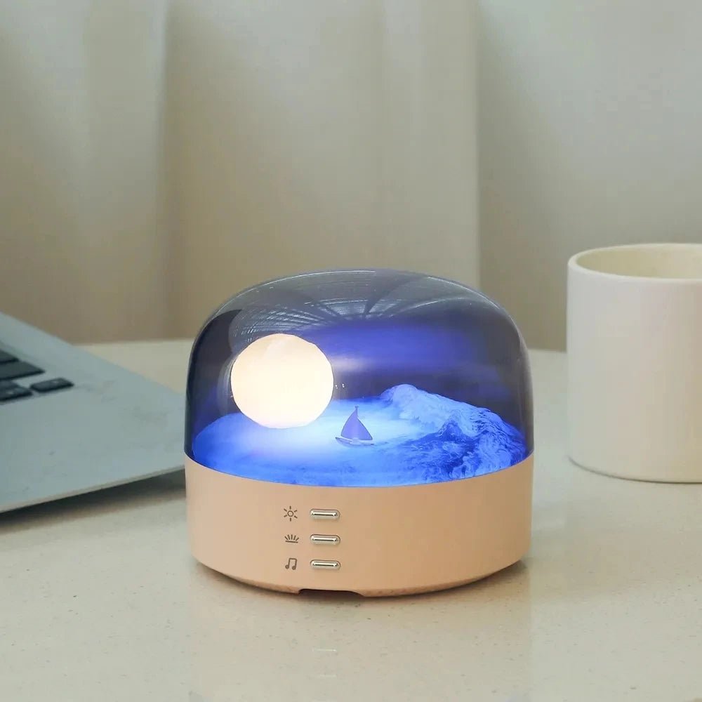 C38 New Moon Wireless Bluetooth Speaker – Atmosphere LED Night Light, Bedroom Decoration, Stereo Sound, Portable - ZAMAR AUDIO SOLUTIONS