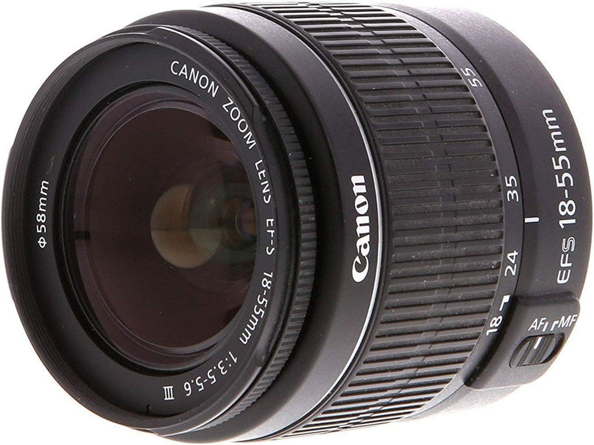 Canon EOS 2000D Kenya DSLR camera with EF-S 18-55mm lens kit, front view