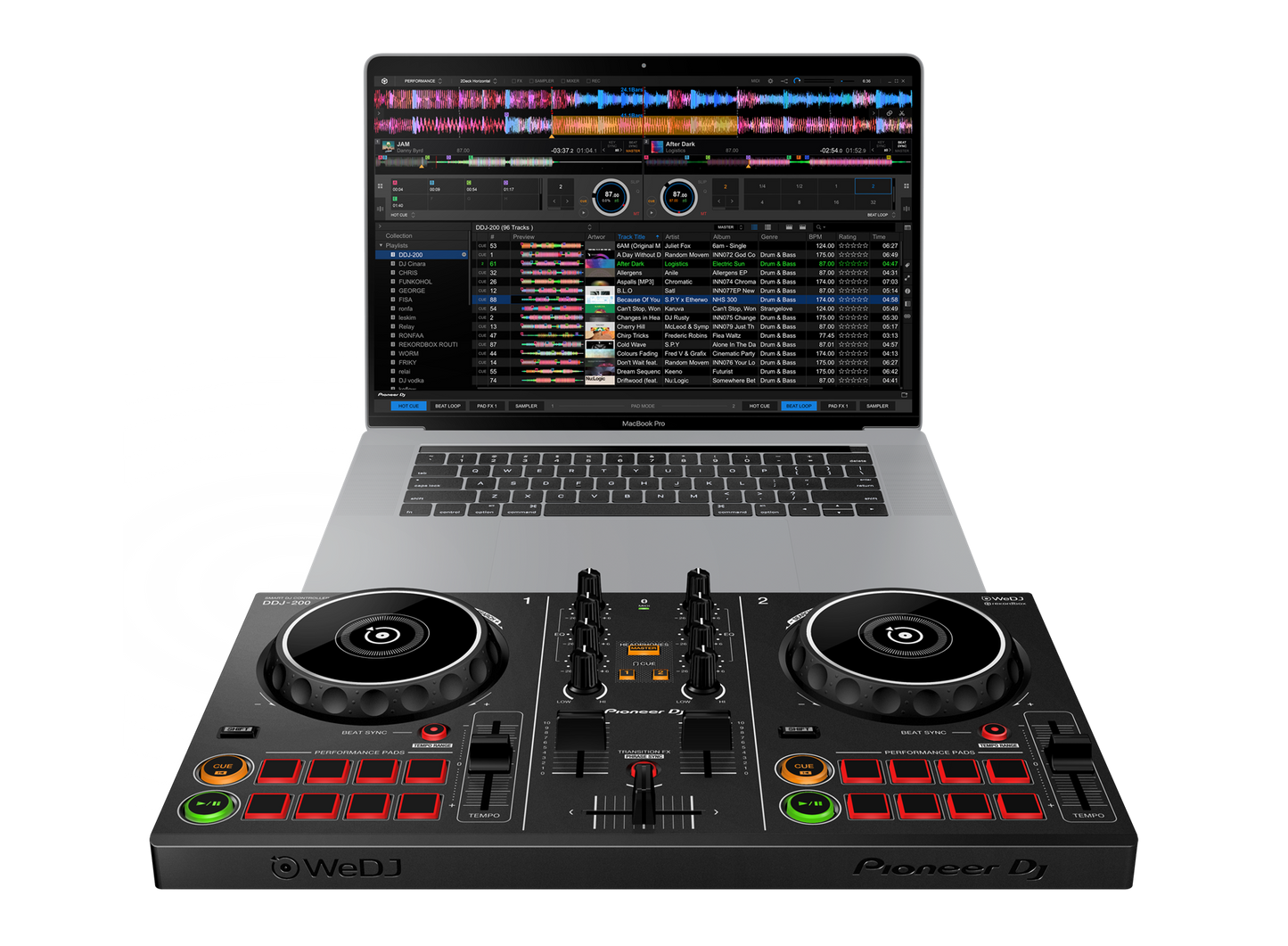 Pioneer DDJ-200 2-Channel Smart DJ Controller