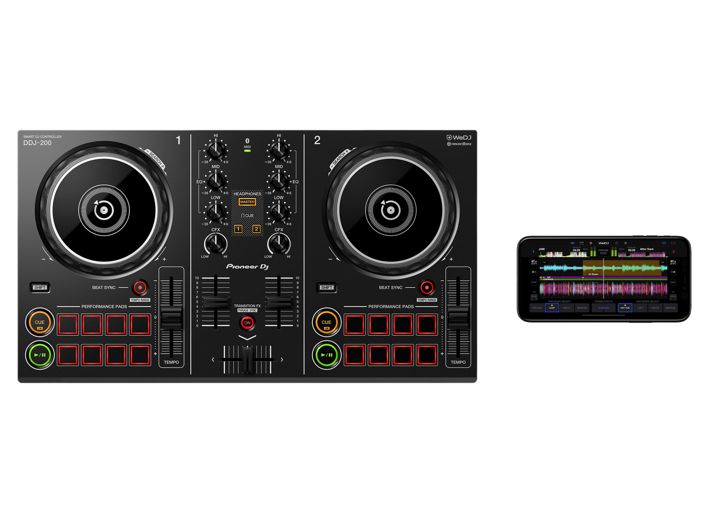 Pioneer DDJ-200 2-Channel Smart DJ Controller