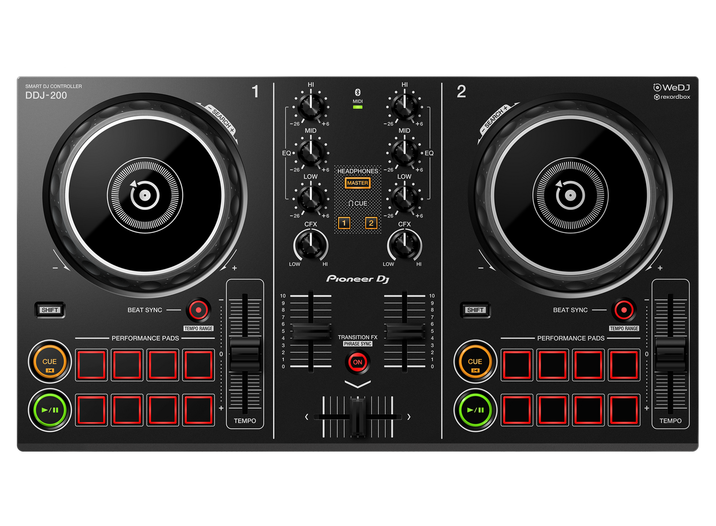 Pioneer DDJ-200 2-Channel Smart DJ Controller