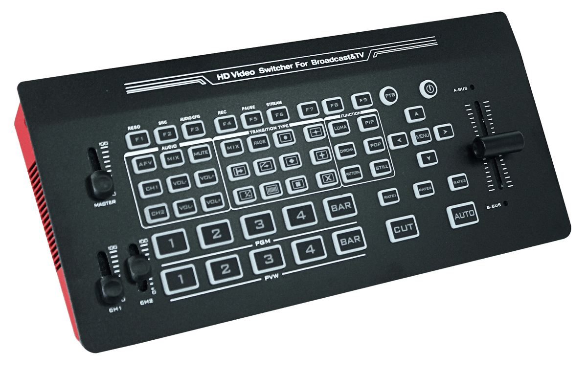 DeviceWell HDS7308 Video Switcher – 8-Channel Real-time Input of Video, Audio, Photo, PPT, USB3.0 UVC Output - ZAMAR AUDIO SOLUTIONS