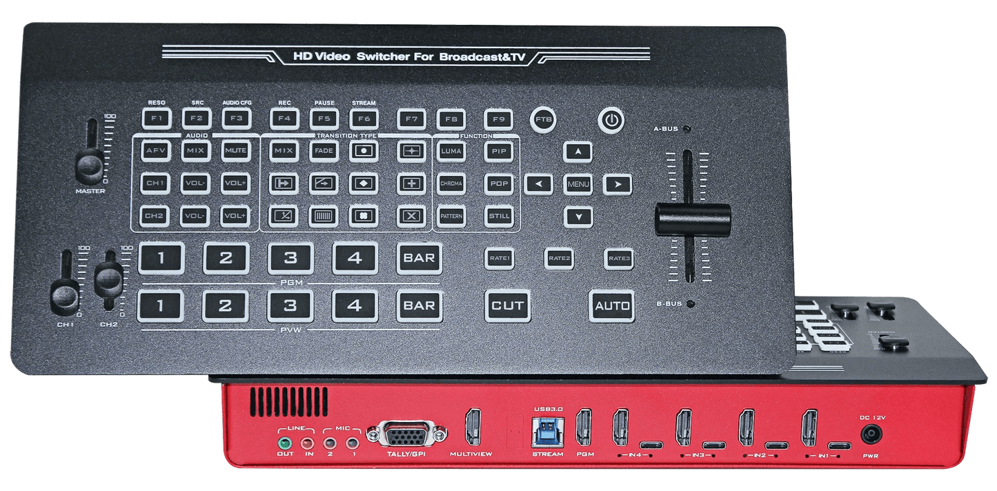 DeviceWell HDS7308 Video Switcher – 8 - Channel Real - time Input of Video, Audio, Photo, PPT, USB3.0 UVC Output - ZAMAR AUDIO SOLUTIONS
