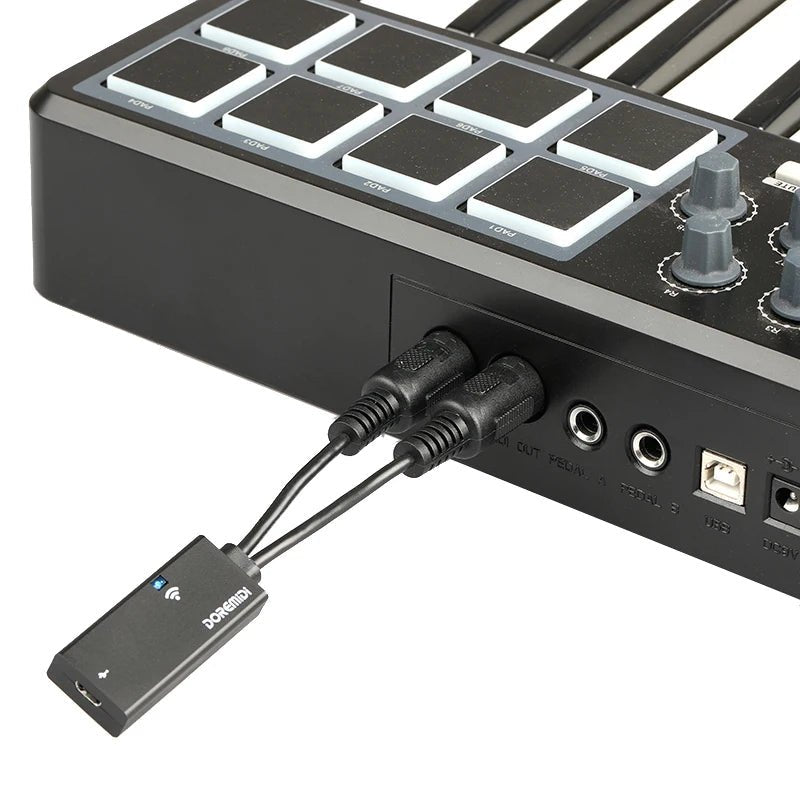 DOREMiDi MTB - 22 MIDI USB Adapter – Bluetooth - Compatible MIDI Interface for Windows, Mac, iOS, Android - ZAMAR AUDIO SOLUTIONS