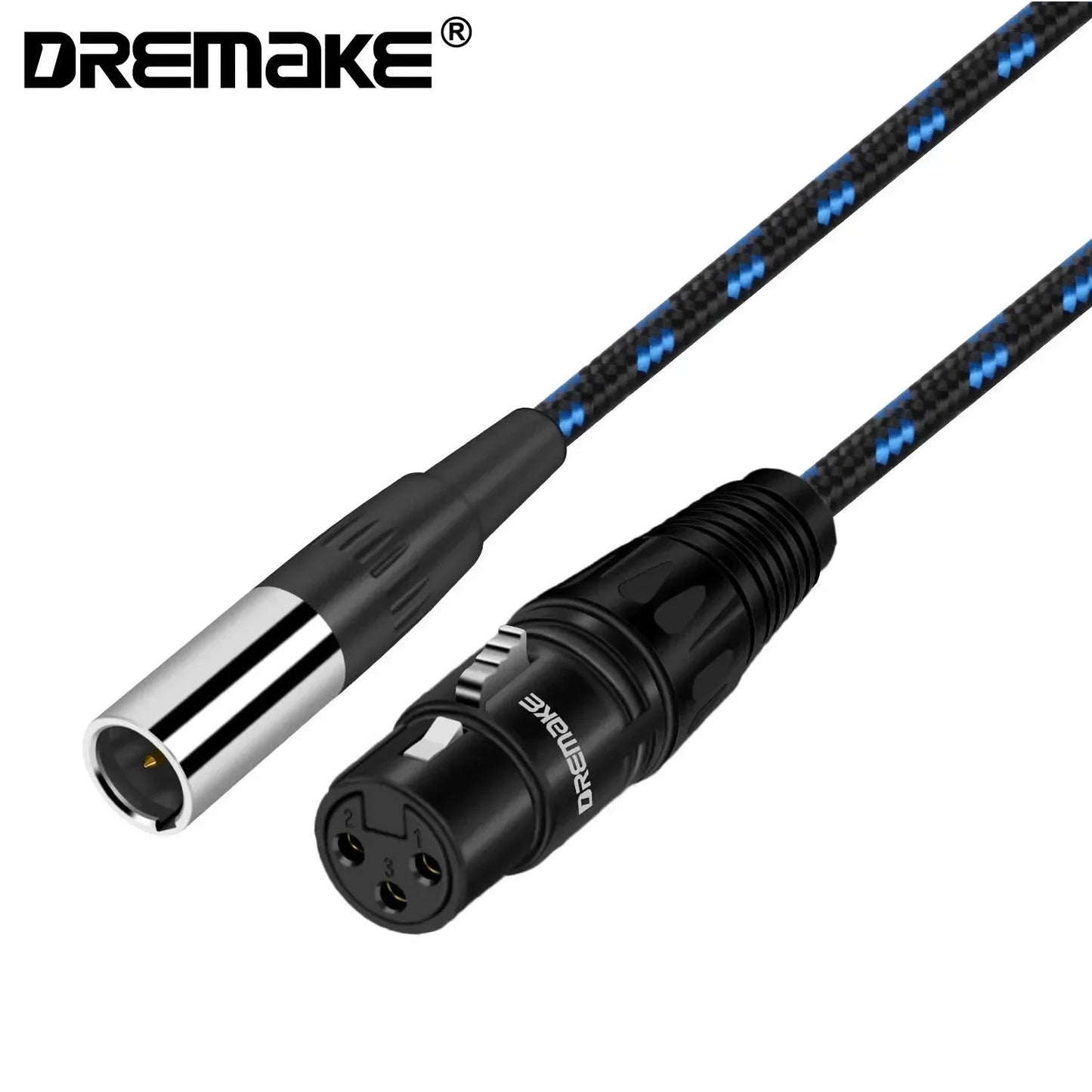 DREMAKE Mini XLR Male to 3Pin - XLR Female Converter Cord – XLR to Mini XLR Mic Audio Adapter Cable for Label Microphone, Equalizer - ZAMAR AUDIO SOLUTIONS