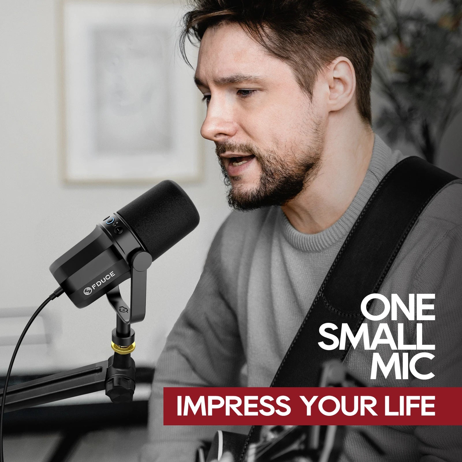 FDUCE SL40X/SL40 USB/XLR Dynamic Microphone – Built - in Headset Output & Sound Insulation for Podcasts, Gaming, and Live Broadcasts - ZAMAR AUDIO SOLUTIONS