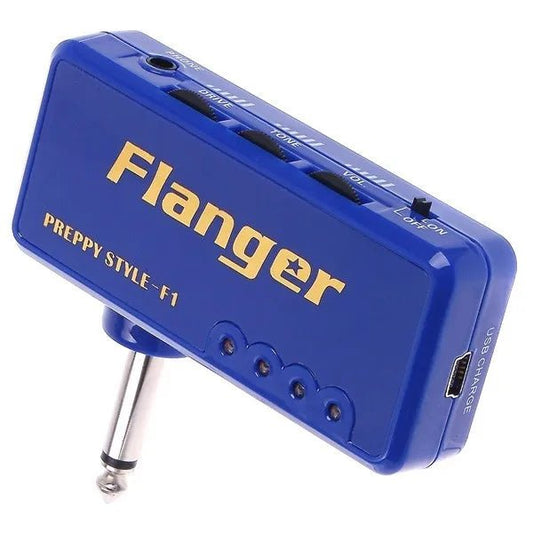 Flanger F1 Portable Electric Guitar Amplifier – Mini Headphone Amp for Guitar and Bass, 15 - Hour Battery Life - ZAMAR AUDIO SOLUTIONS