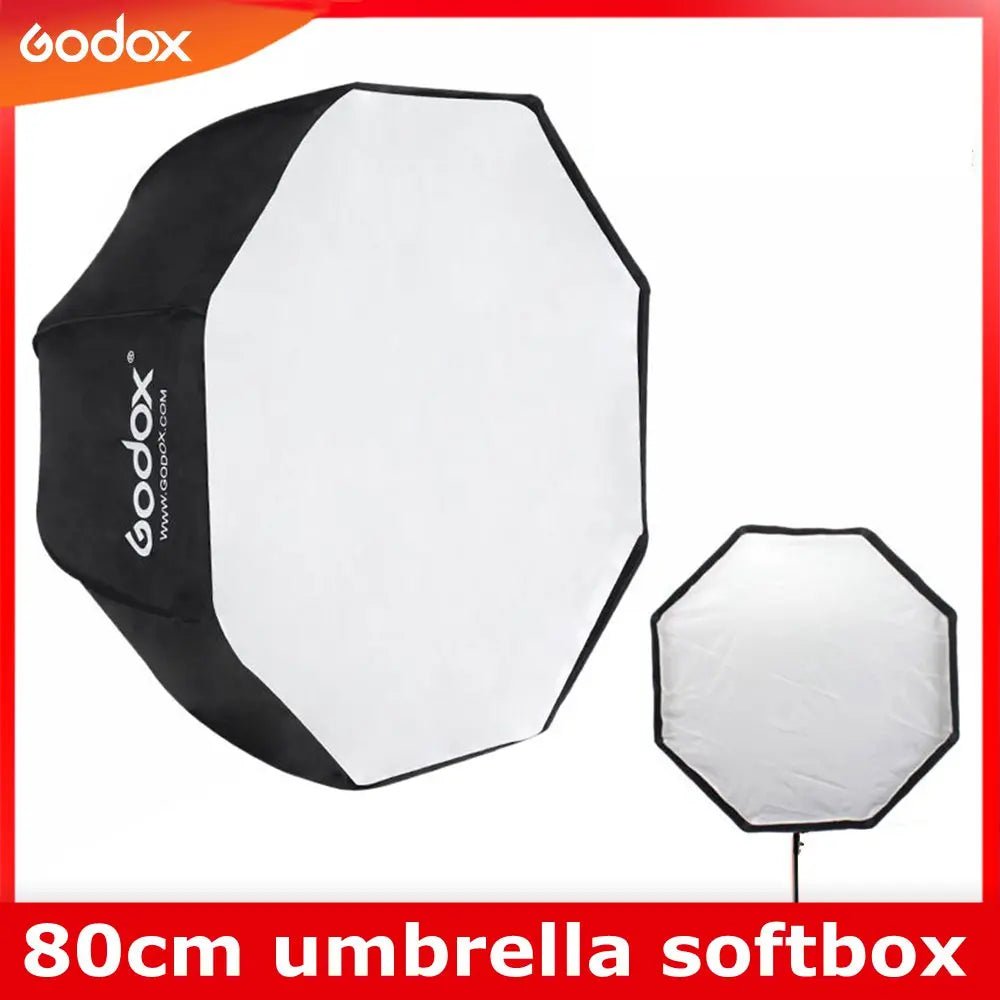 Godox Photo 80cm Octagon Umbrella Softbox Brolly Reflector – For Studio Flash Speedlite, Compatible with Nikon - ZAMAR AUDIO SOLUTIONS