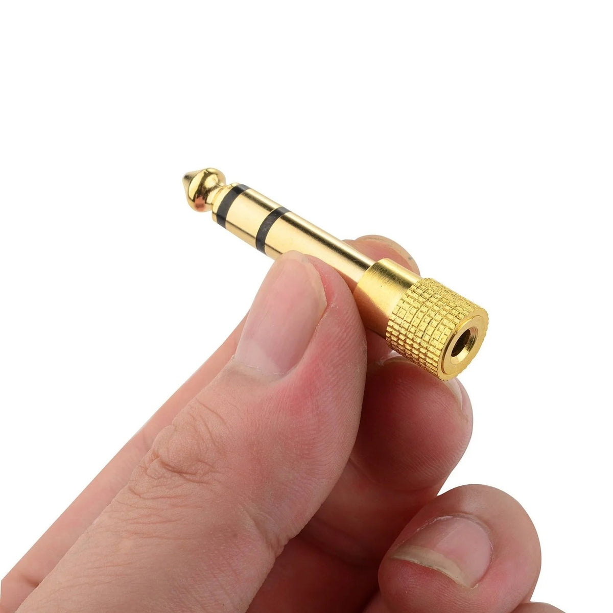 Gold Plated 6.3mm (1/4 inch) to 3.5mm Male to Female Stereo Adapter – DREMAKE Mic Amp Converter for Speaker, Multimedia, Amplifier - ZAMAR AUDIO SOLUTIONS