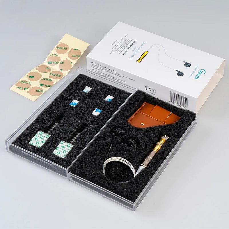Guitto Ggp - 03 2 - in - 1 Microphone Pickup – Professional Piezo Contact Pickup for Guitar, Violin, Banjo, Mandolin, Ukulele - ZAMAR AUDIO SOLUTIONS