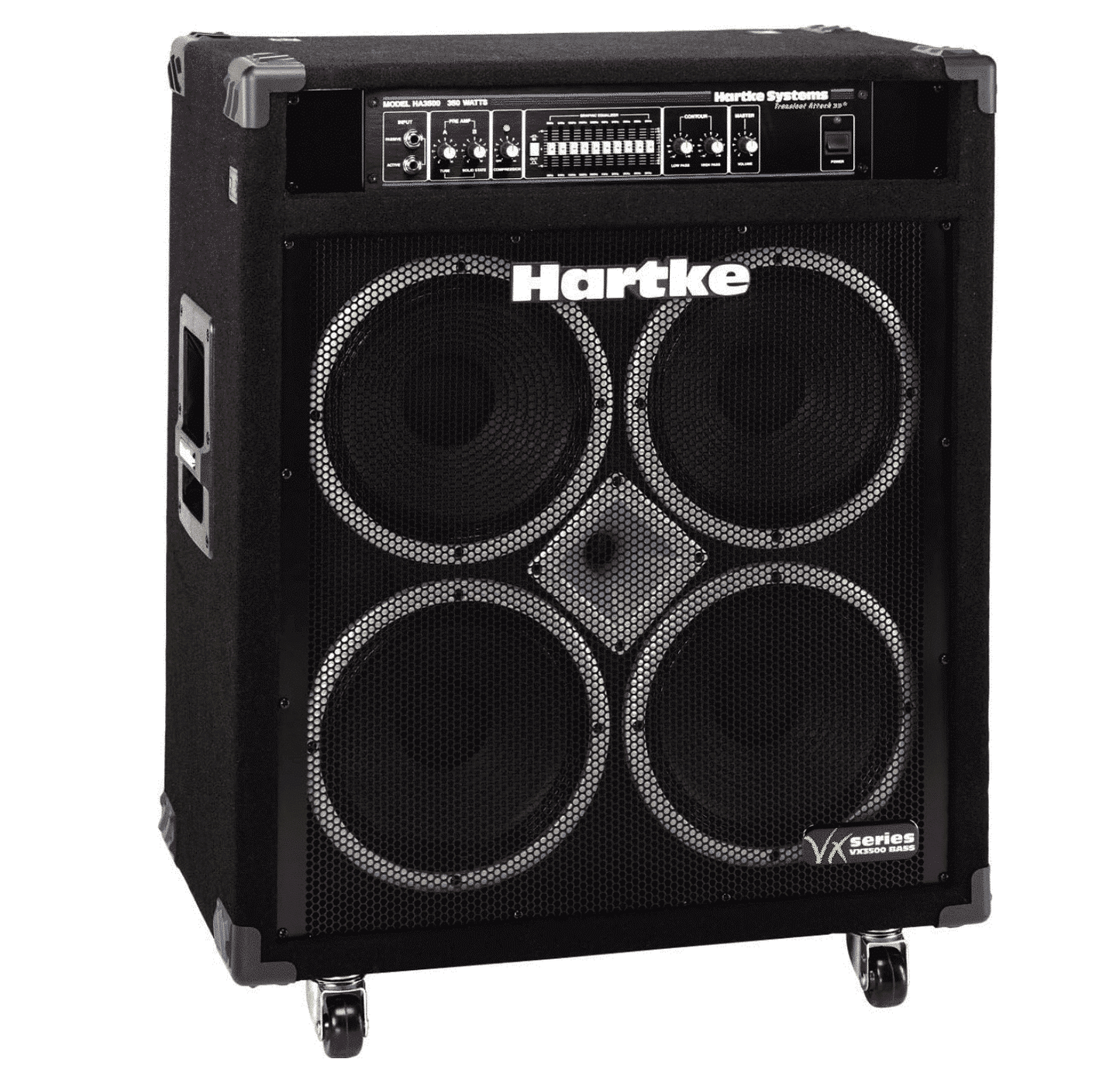 Hartke VX3500 4×10″ 350‑Watt Bass Combo Amplifier — Hybrid Tube/Transistor Preamp, Punchy Bass Tone - ZAMAR AUDIO SOLUTIONS