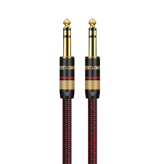 Hifi Stereo Audio Line TRS 1/4 Inch Male To Male Guitar Amp Cord – 6.5mm to 6.5mm, for Guitar, Sax, Speaker, Amplifier, Mixer, Equalizer - ZAMAR AUDIO SOLUTIONS