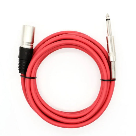 Instrument Cable XLR 3 Pin Plug to 6.35mm (1/4") Male Mono Jack Plug – High Quality Microphone Cord for Pro, DJ, Stage - ZAMAR AUDIO SOLUTIONS