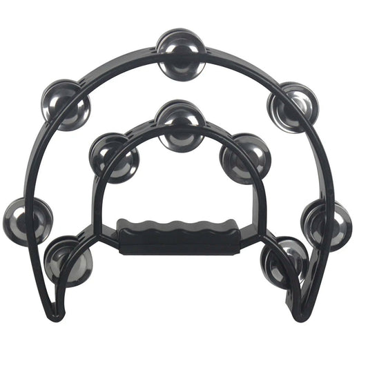 IRIN J30 Double Row Cymbals Tambourine – Multicolor Percussion Instrument for KTV Party, Hand Jingle Bell Rattle, Educational Toys Gifts - ZAMAR AUDIO SOLUTIONS
