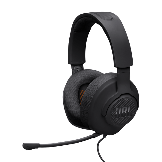 JBL Quantum 100M2 gaming headset packaging box front view showing model and JBL branding