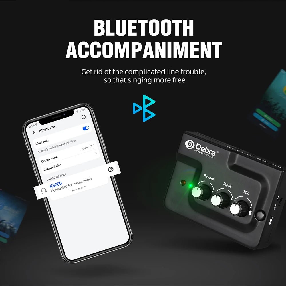 K3000 Live Broadcast Sound Card Echo Audio Mixer Interface – External with Bluetooth for Microphone and Musical Instrument Recording - ZAMAR AUDIO SOLUTIONS