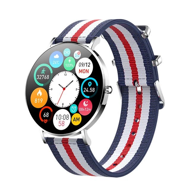 LIGE Smart Watch – Android OS, AMOLED Display, Fitness Tracker, Heart Rate Monitor, and Call & Message Reminders – Perfect for Men and Women - ZAMAR AUDIO SOLUTIONS