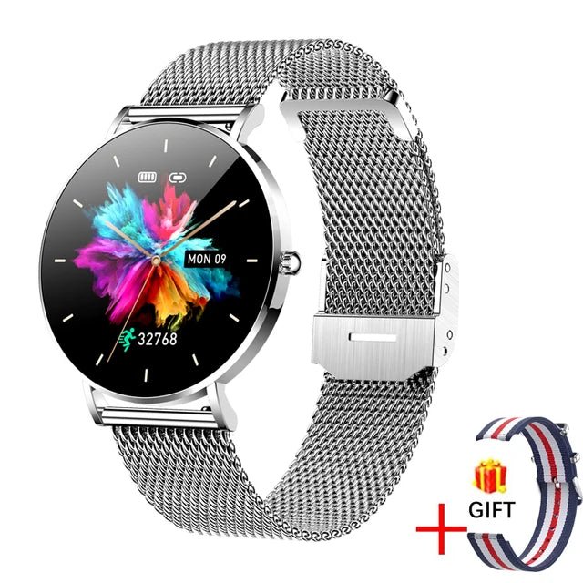 LIGE Smart Watch – Android OS, AMOLED Display, Fitness Tracker, Heart Rate Monitor, and Call & Message Reminders – Perfect for Men and Women - ZAMAR AUDIO SOLUTIONS
