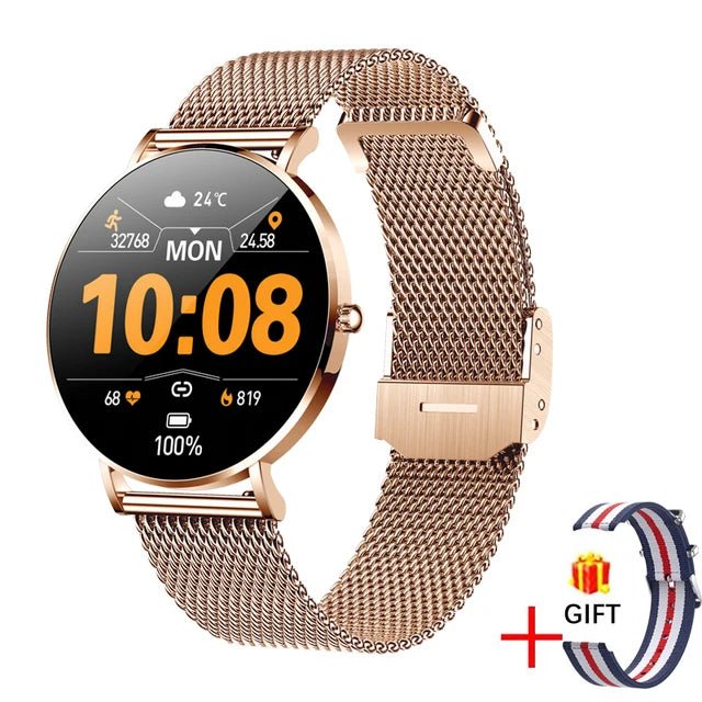 LIGE Smart Watch – Android OS, AMOLED Display, Fitness Tracker, Heart Rate Monitor, and Call & Message Reminders – Perfect for Men and Women - ZAMAR AUDIO SOLUTIONS