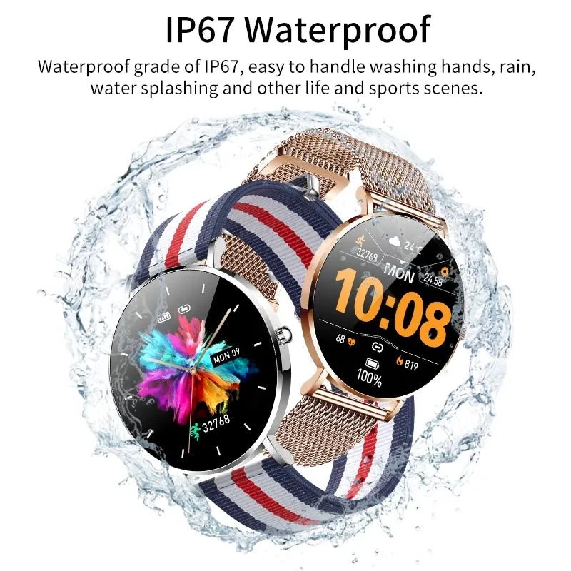 LIGE Smart Watch – Android OS, AMOLED Display, Fitness Tracker, Heart Rate Monitor, and Call & Message Reminders – Perfect for Men and Women - ZAMAR AUDIO SOLUTIONS