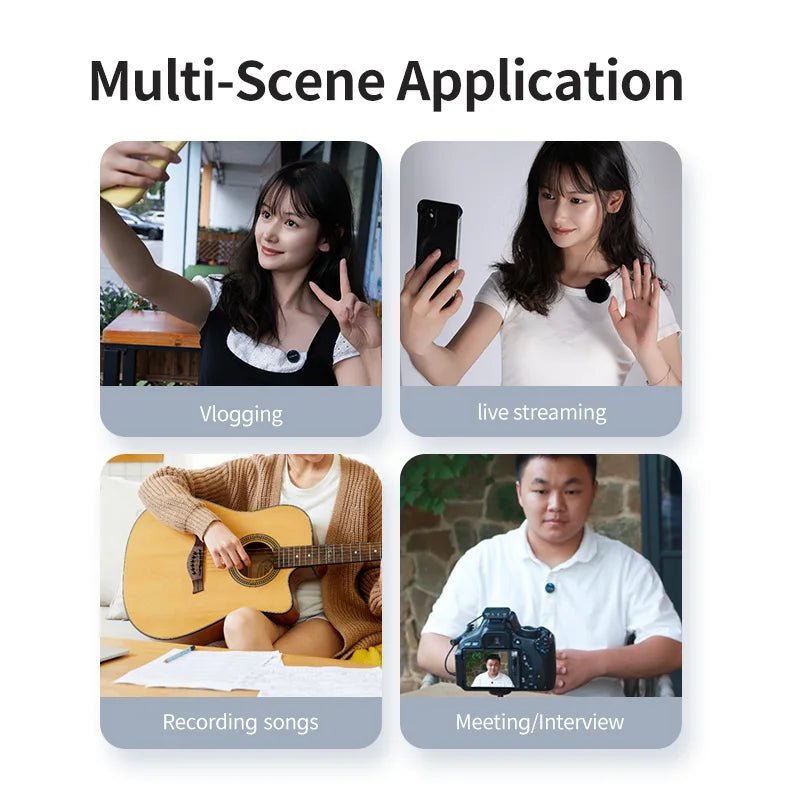 LINIM M8 Wireless Lavalier Microphone – 2.4GHz Mini Lapel Mic with Noise Cancellation, 23H Battery Life, and Instant Pairing - ZAMAR AUDIO SOLUTIONS