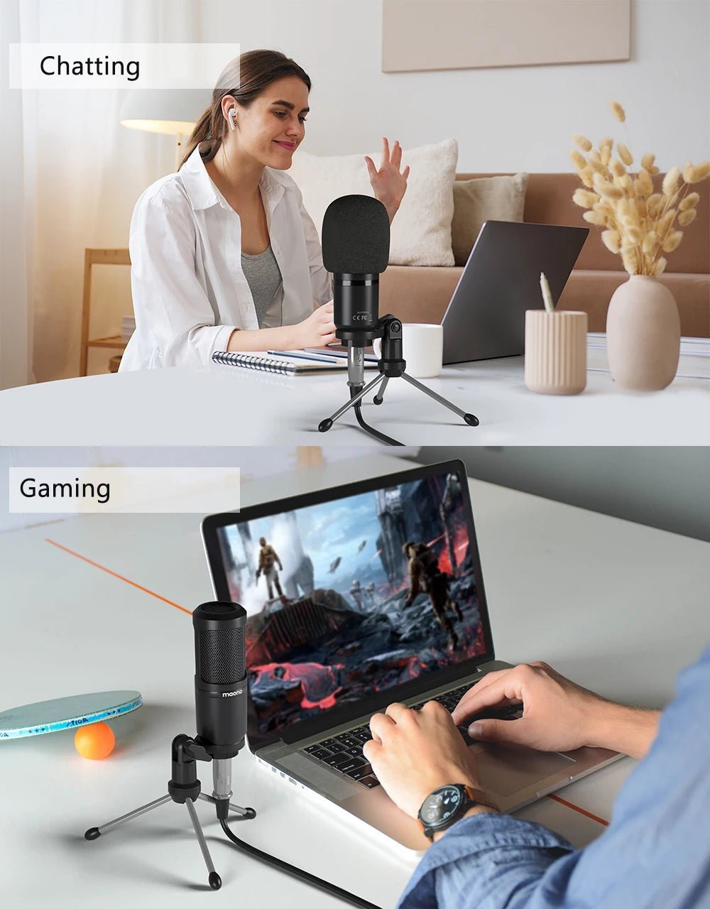 Maono PM360TR Condenser Microphone – 3.5mm Podcast Mic for PC, Laptop, Phone, Gaming, and Recording - ZAMAR AUDIO SOLUTIONS