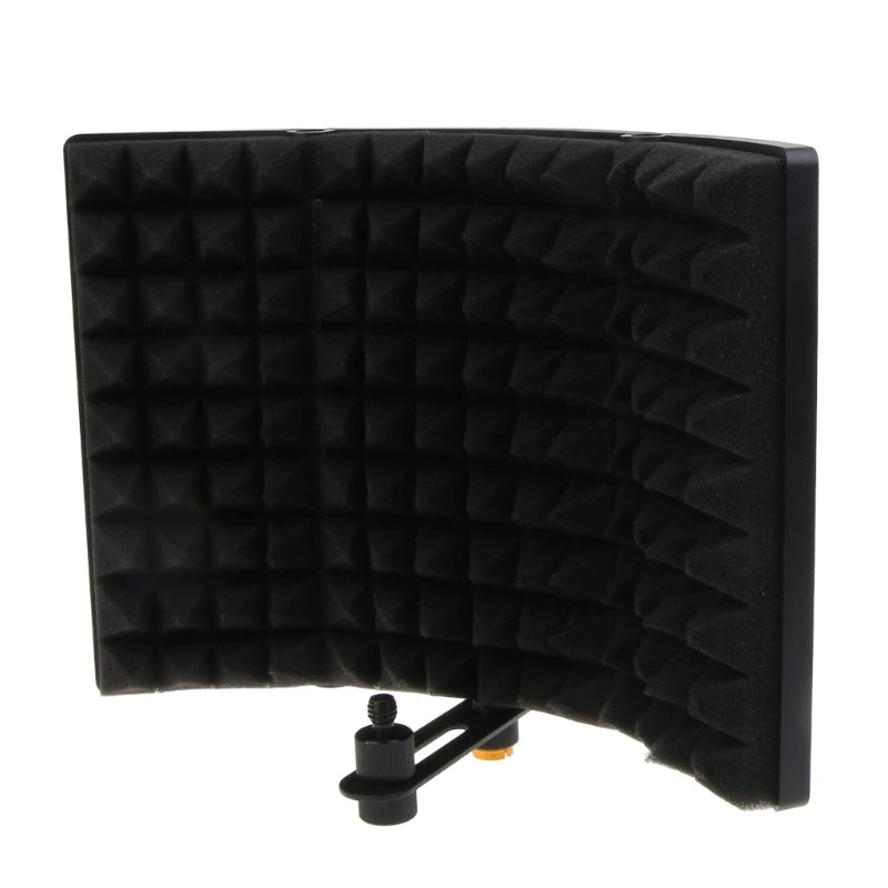 Microphone Isolation Shield – Studio Recording Shield, Broadcast Noise Reduction Equipment, Acoustic Soundproofing Wedges (3 Panels) - ZAMAR AUDIO SOLUTIONS
